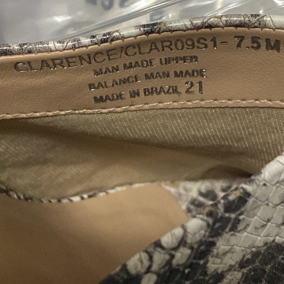 Steve Madden Mobwife Esmeralda Snake Print Chunky Block Heel Mule Shoes 7.5 - Picture 9 of 9